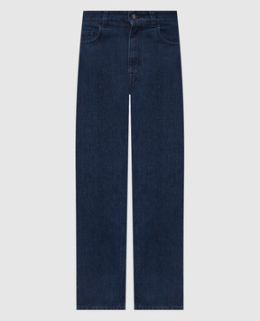 Canali Blue jeans with logo patch PD0166791747