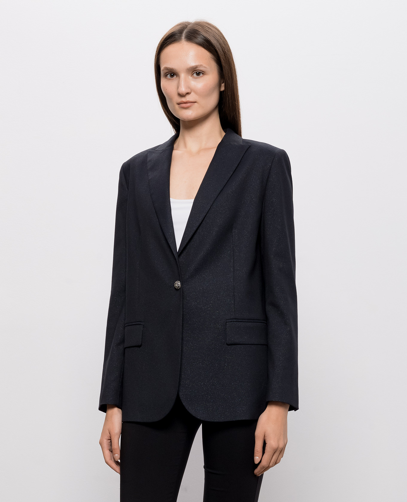 Black jacket with lurex Twinset 2