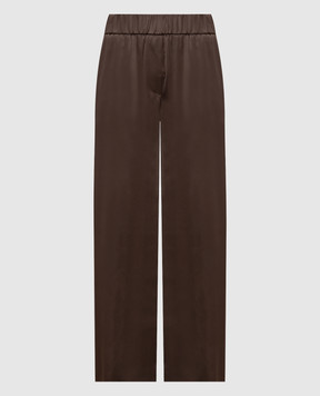 Peserico Brown straight-leg pants A0412406638