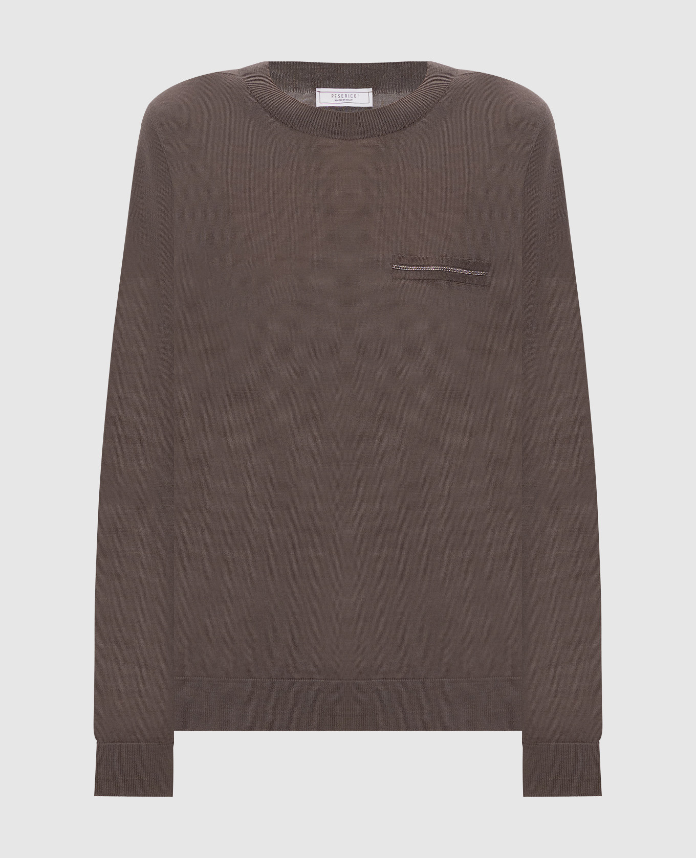 Brown wool jumper
