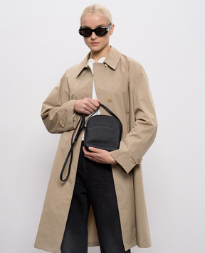 The Row Annie black leather bag W1911L129