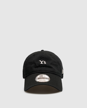 Y`S Yamamoto Black cap with embroidered monogram YVH20095