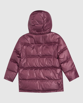 Dolce&Gabbana Children's purple down jacket L5JBT1G7Q2E26