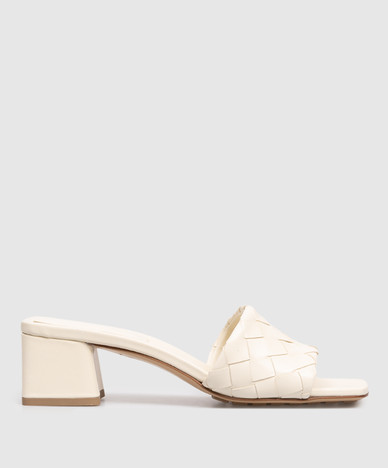 Mules Parco in pelle beige