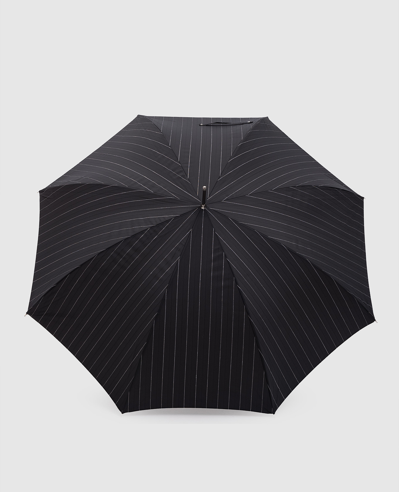 

Black striped Dandy umbrella-cane Pasotti