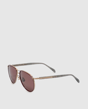 Brunello Cucinelli Burgundy sunglasses MOCMULTS50