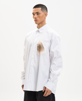 Vetements White shirt with print ME76SH045Wm