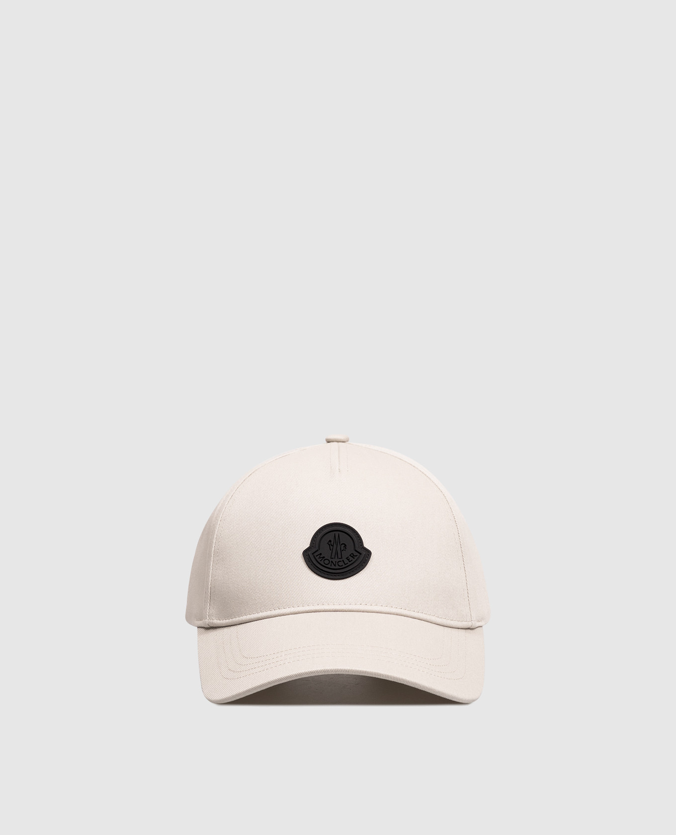 Gray cap with logo patch