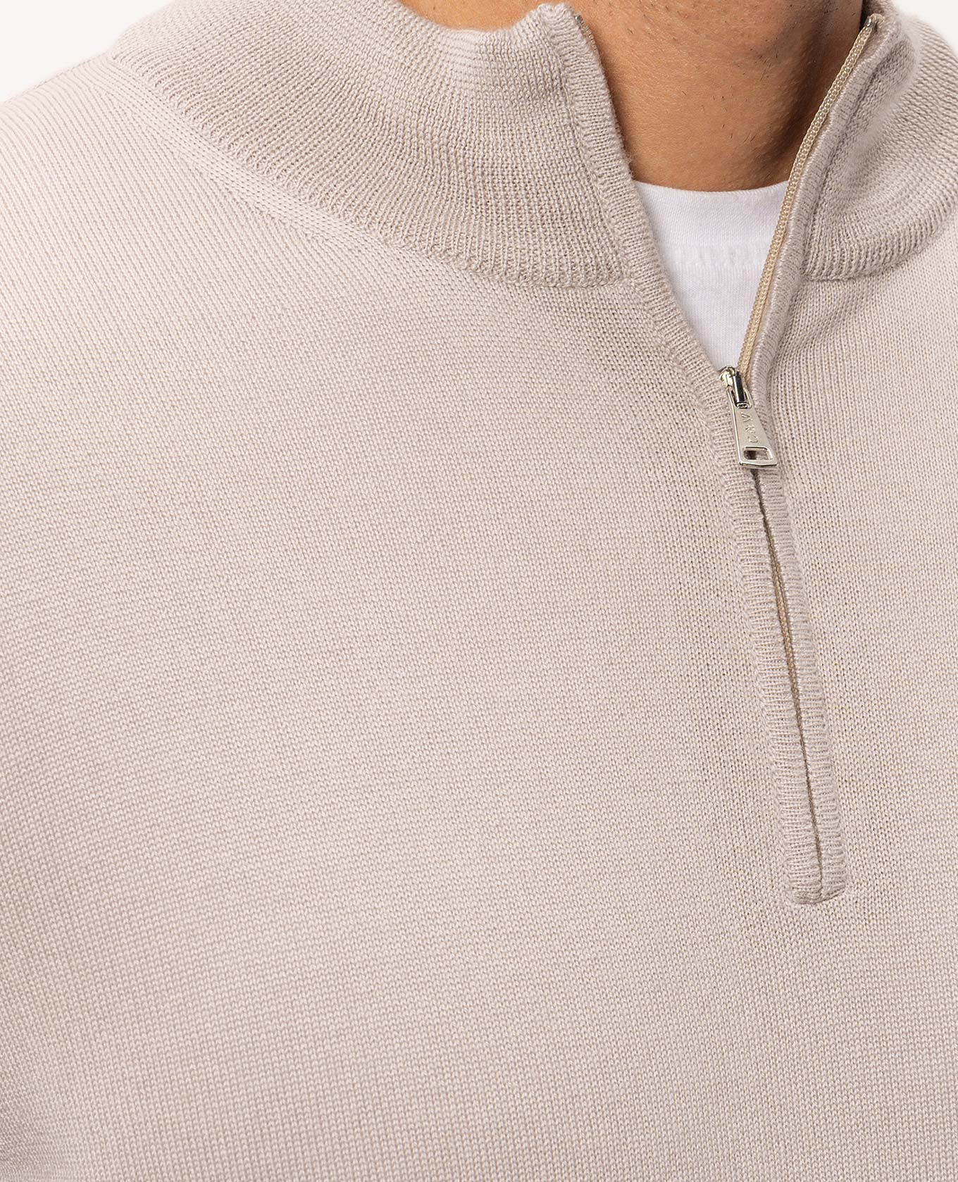 Beige wool, silk and cashmere jumper Cashmere&Whiskey 5