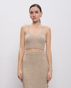 Peserico Beige top with wool E98113F0509207