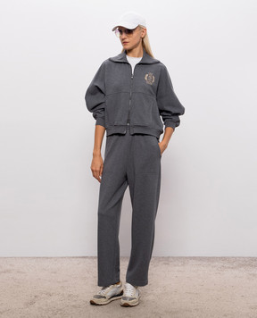 Brunello Cucinelli Gray sweatpants MN05NB2X99