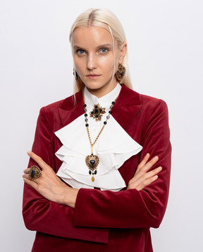 CelesteG Golden chain with beads 2325