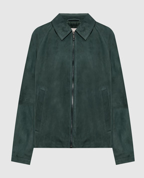 Max Mara Weekend ZUPPA green suede jacket WKDZUPPA
