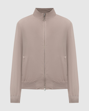 Enrico Mandelli Beige jacket with logo 3T505A519V