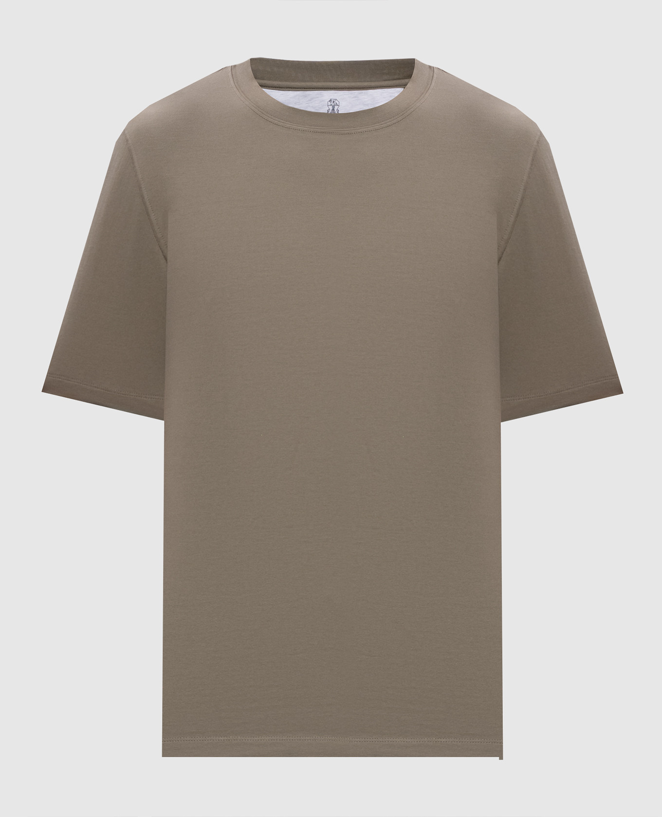 

Khaki T-shirt Brunello Cucinelli