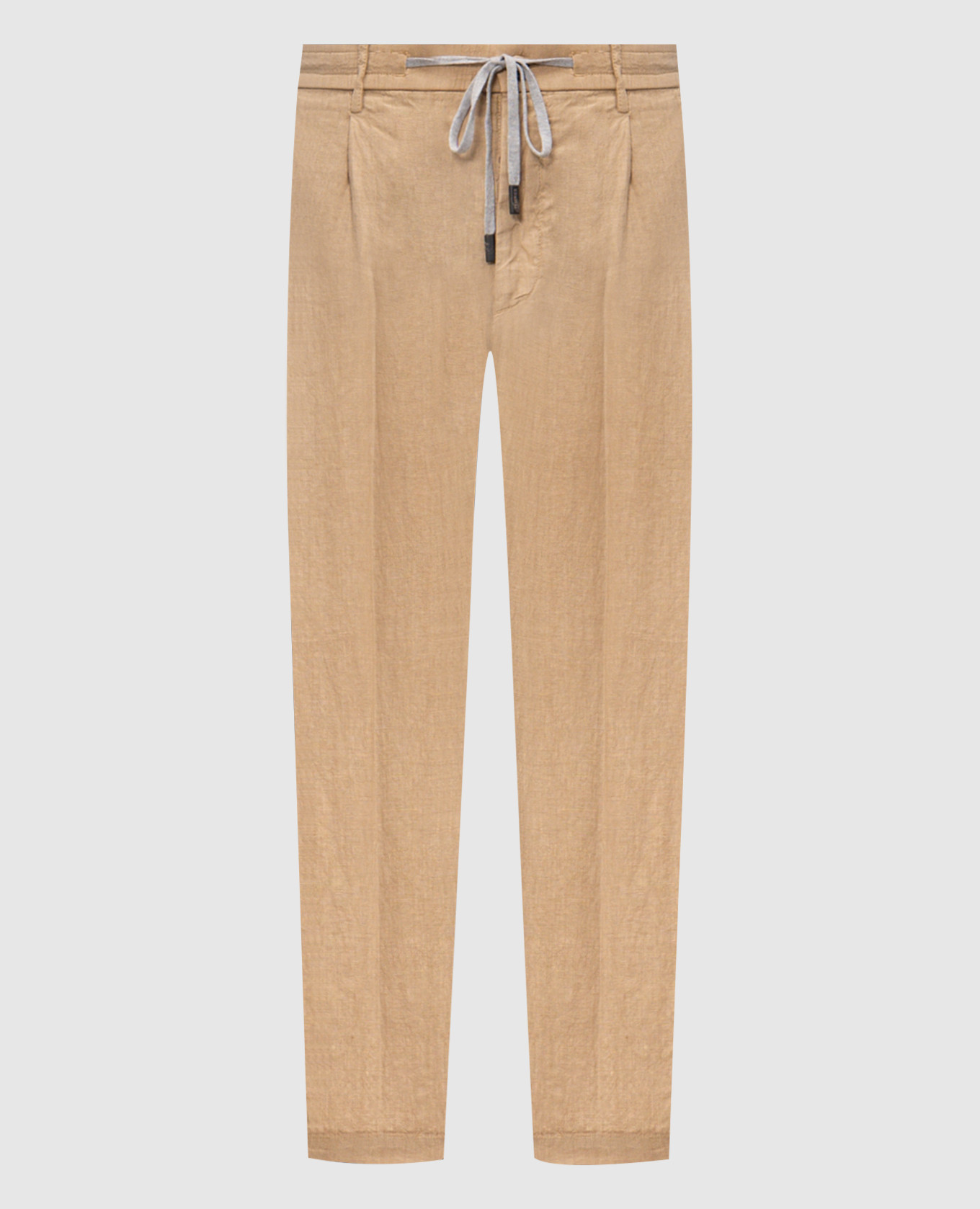 

Beige linen pants Peserico