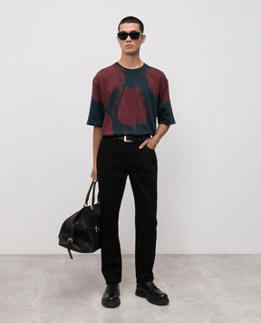 Alexander McQueen Blue printed T-shirt 848931QTAEB