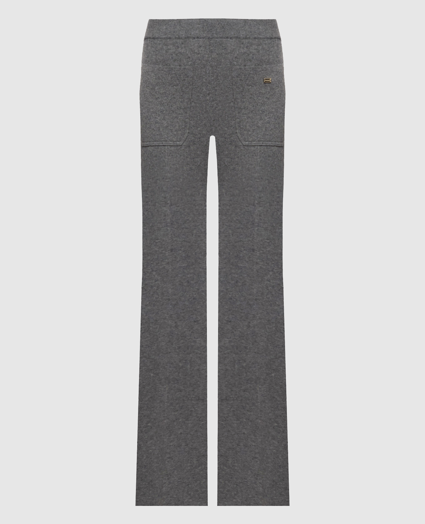 Alina gray wool and cashmere pants