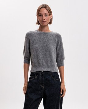 3.1 Phillip Lim Grey wool jumper with short sleeves P26270588CWB