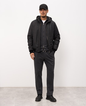 MooRER Grey CRISPIN TUTA tracksuit CRISPINTUTARAF