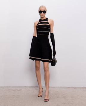 Balmain Black mini dress GF0R5183KJ75