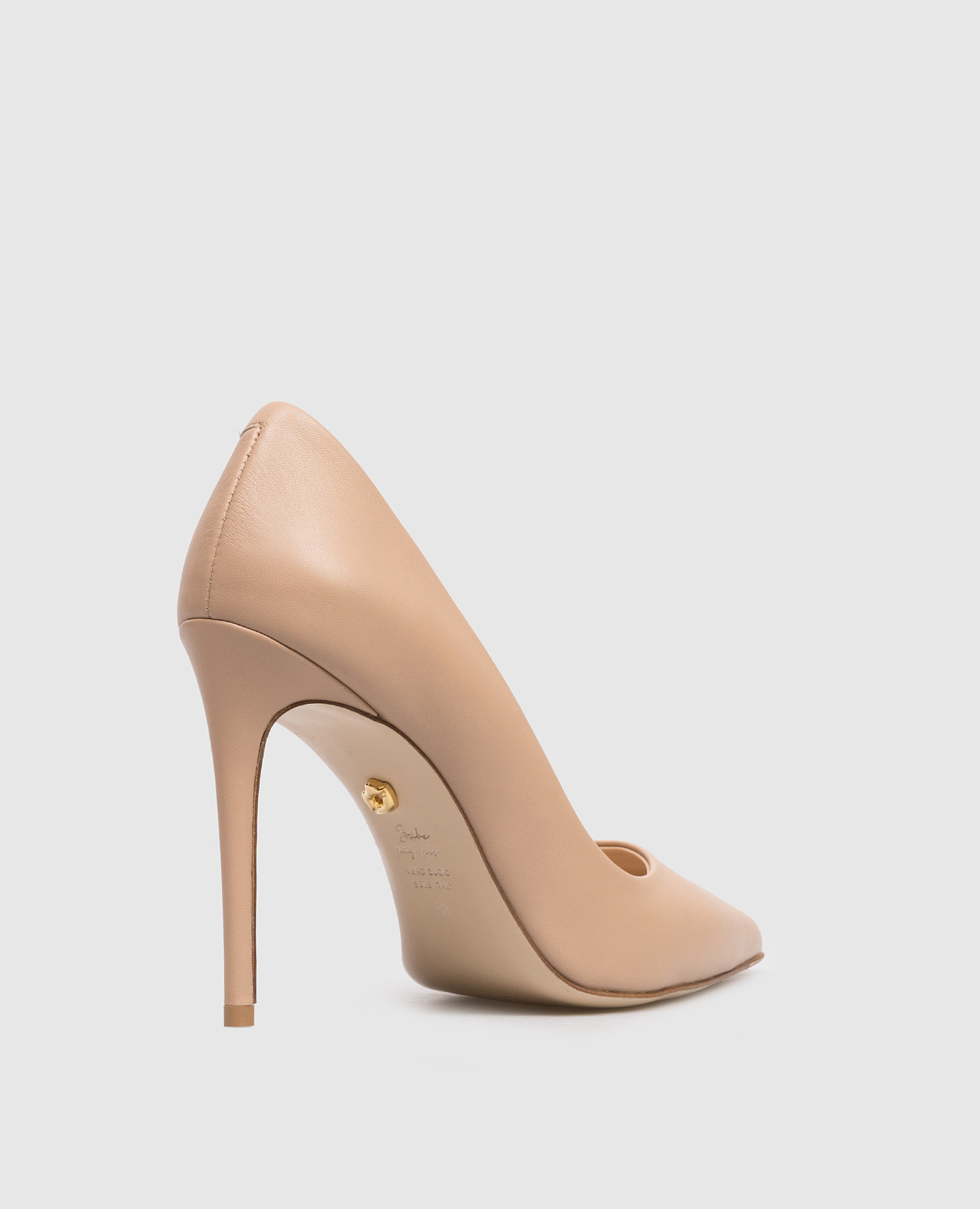 

Beige leather shoes Babe Pay Pls