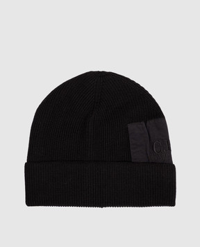 C.P. Company Black wool hat MAC139A005509A