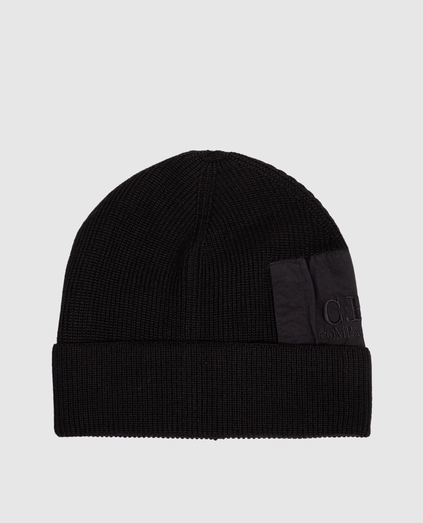 Black wool hat