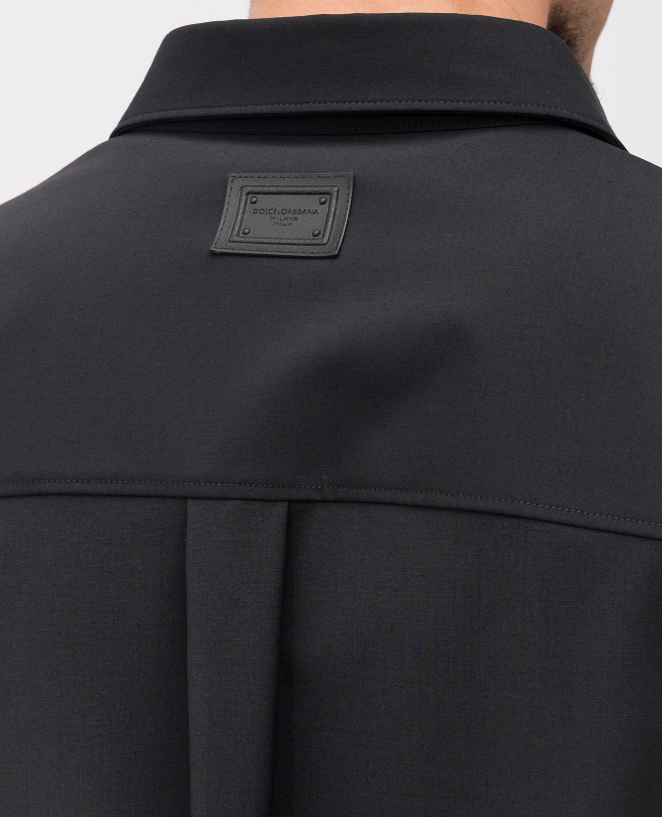 

Black shirt with wool Dolce&Gabbana