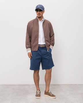 Brunello Cucinelli White linen shirt MM6840627