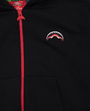 Sprayground Show the Shark children's black sports jacket SPY1421EBLK