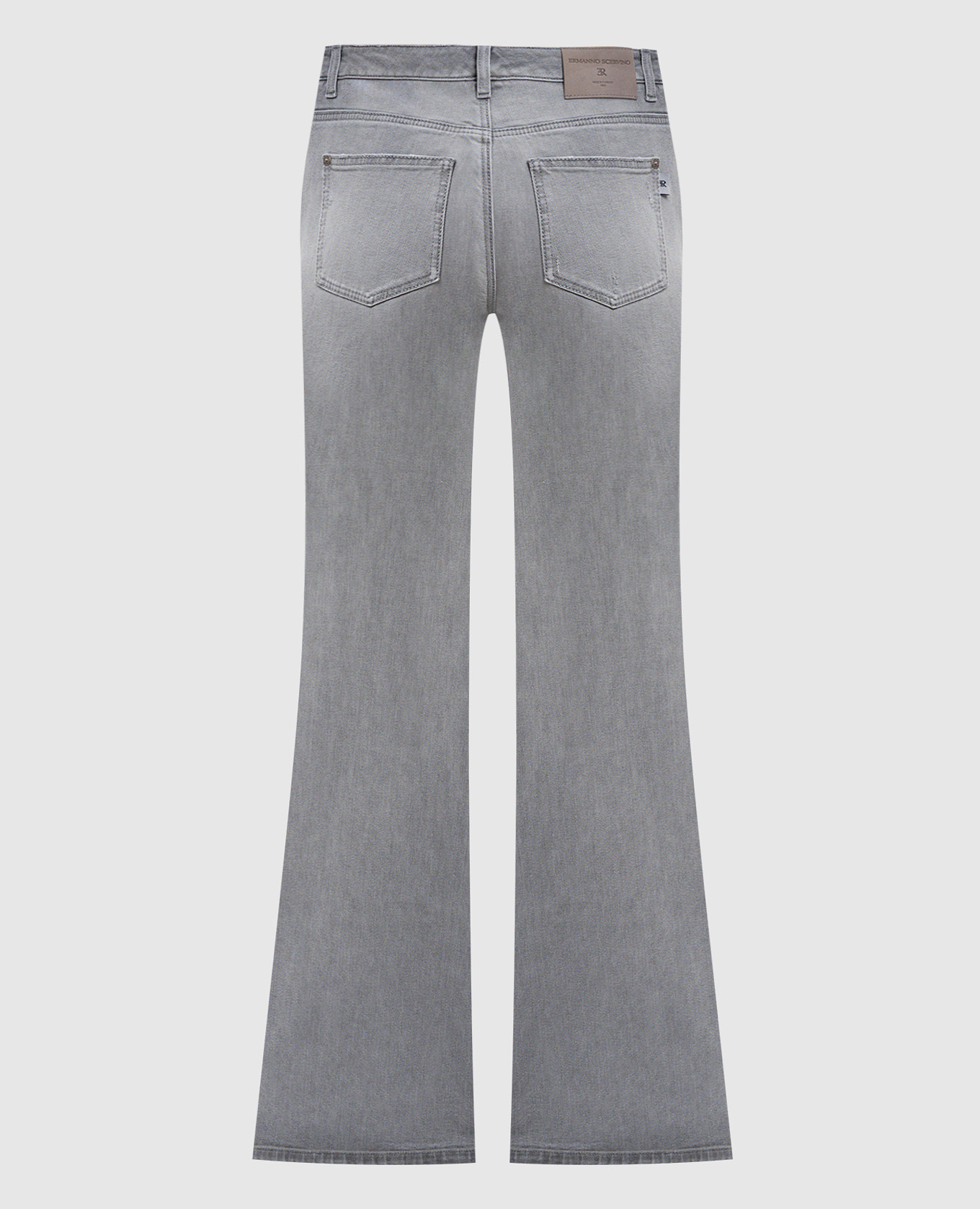 

Grey flared jeans with a worn effect Ermanno Scervino