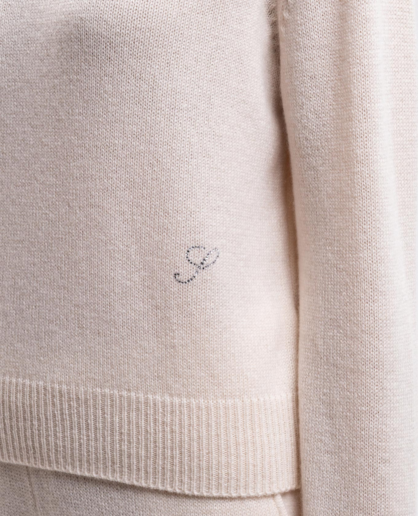 Ivory cashmere and wool jumper Sporty & Rich 5
