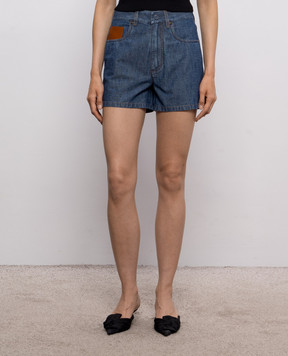 Fendi Blue denim shorts FLP861AW8H