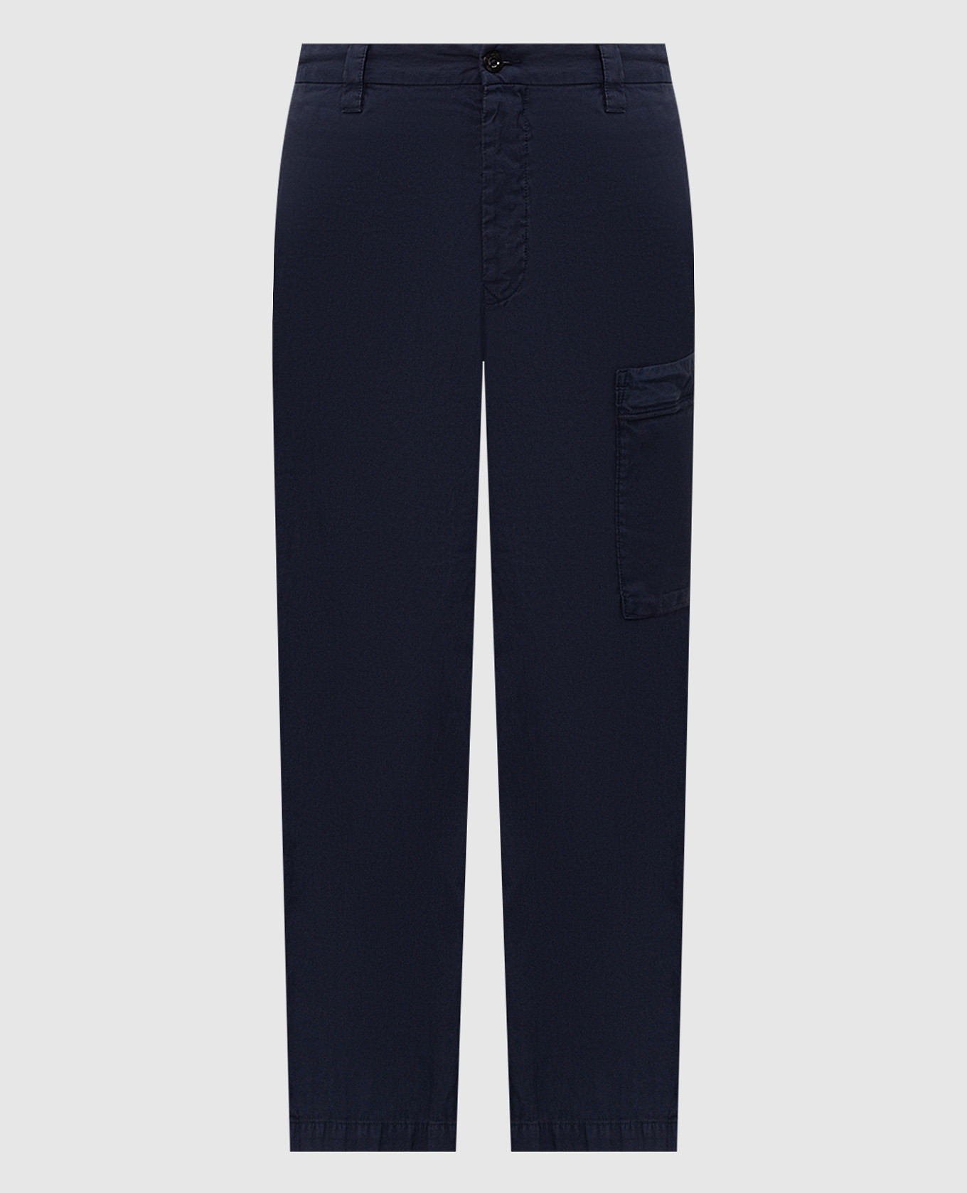 Blue cargo with linen