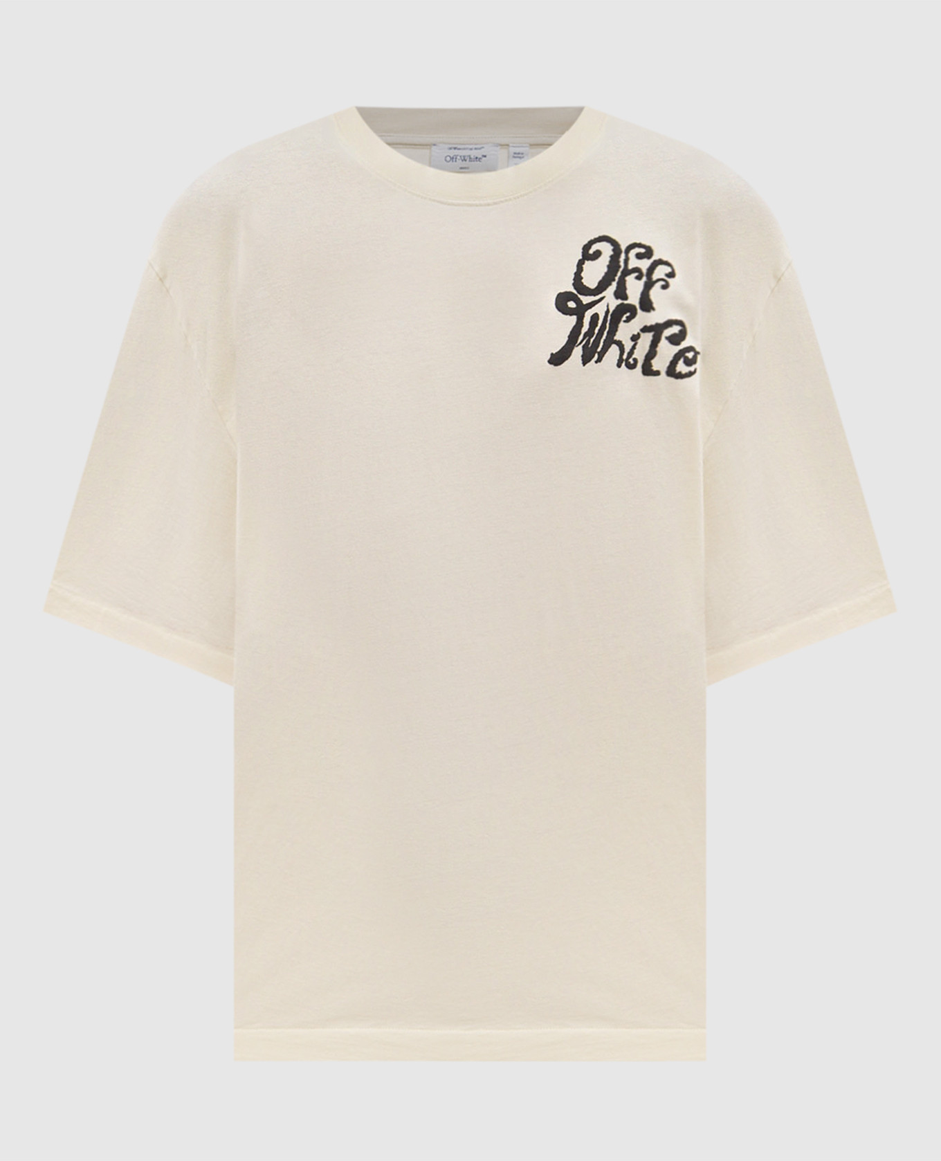 

Yellow T-shirt with logo print Off-White
