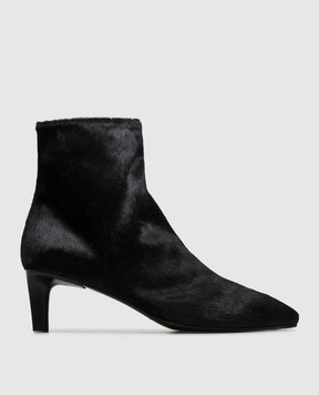 Officine Creative Black leather ankle boots SUZY SUZY008