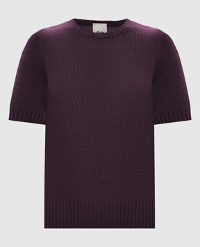 Allude Purple cashmere knit top 26511235
