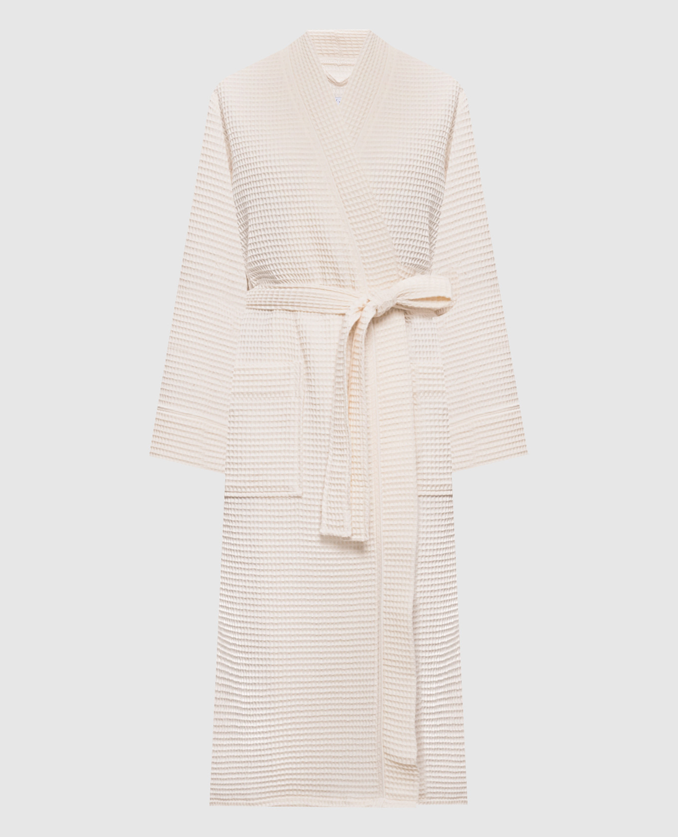 

Ivory waffle bathrobe 'appartement, Beige