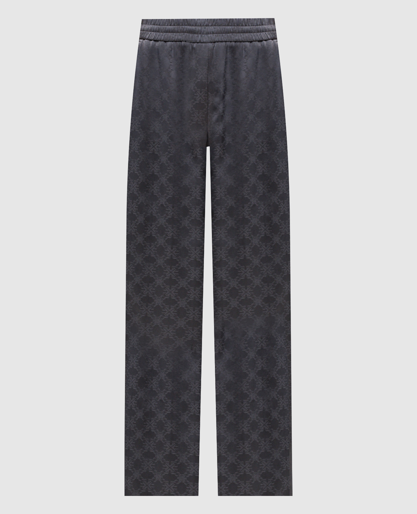 Graue Hose mit Logomuster