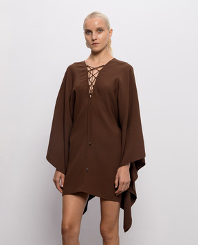 Taller Marmo Brown Sahara mini dress PF2615