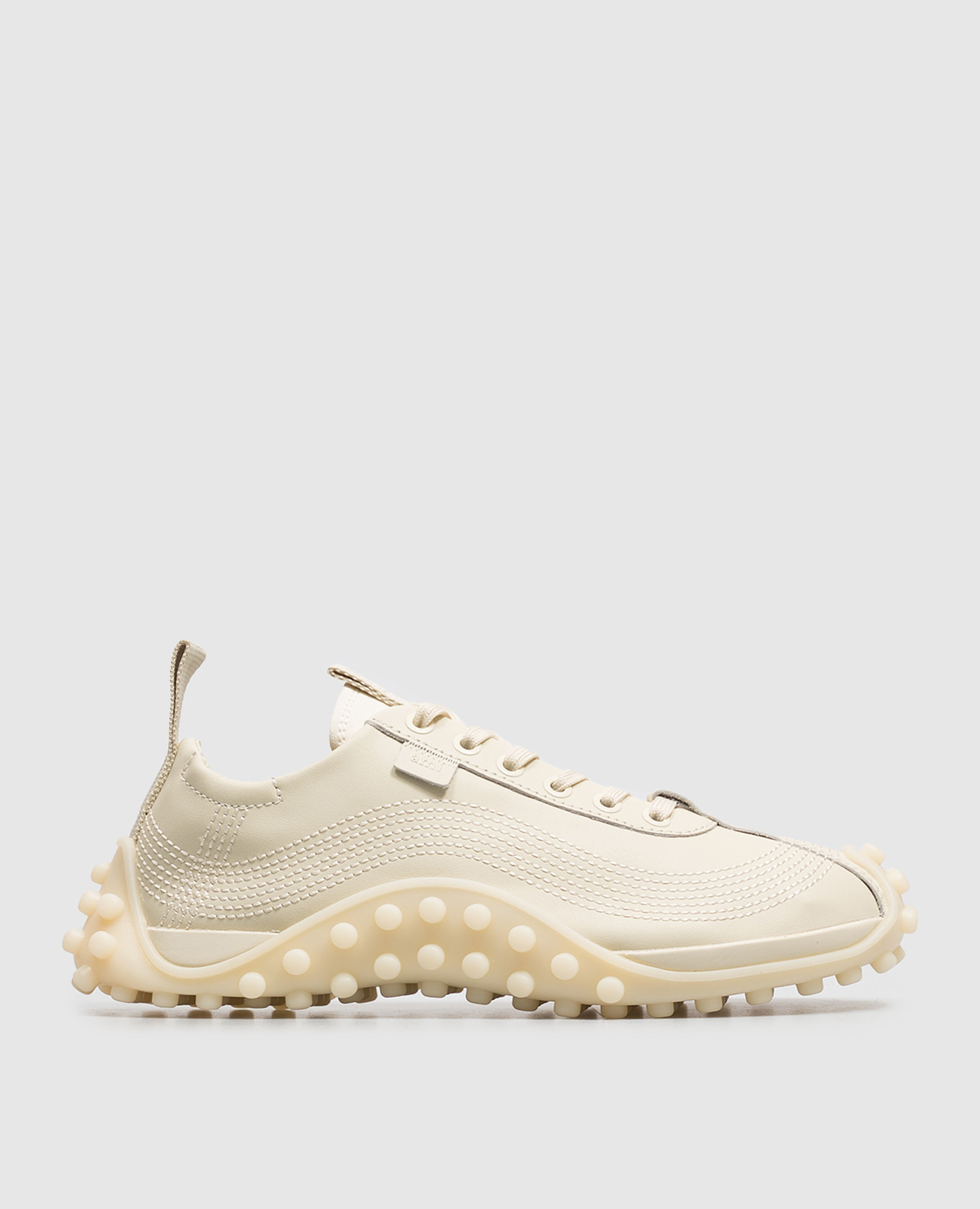 Mirage ivory leather sneakers
