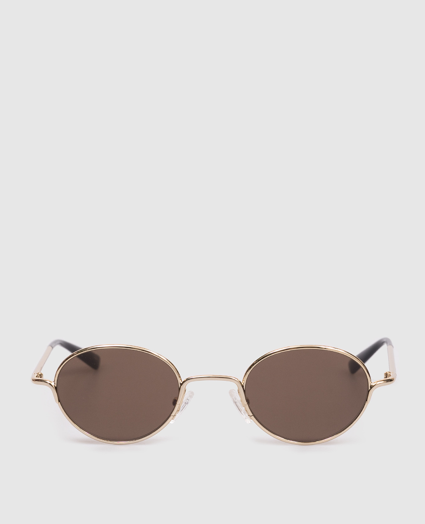 

Gold sunglasses with logo engraving Alexander McQueen, Golden