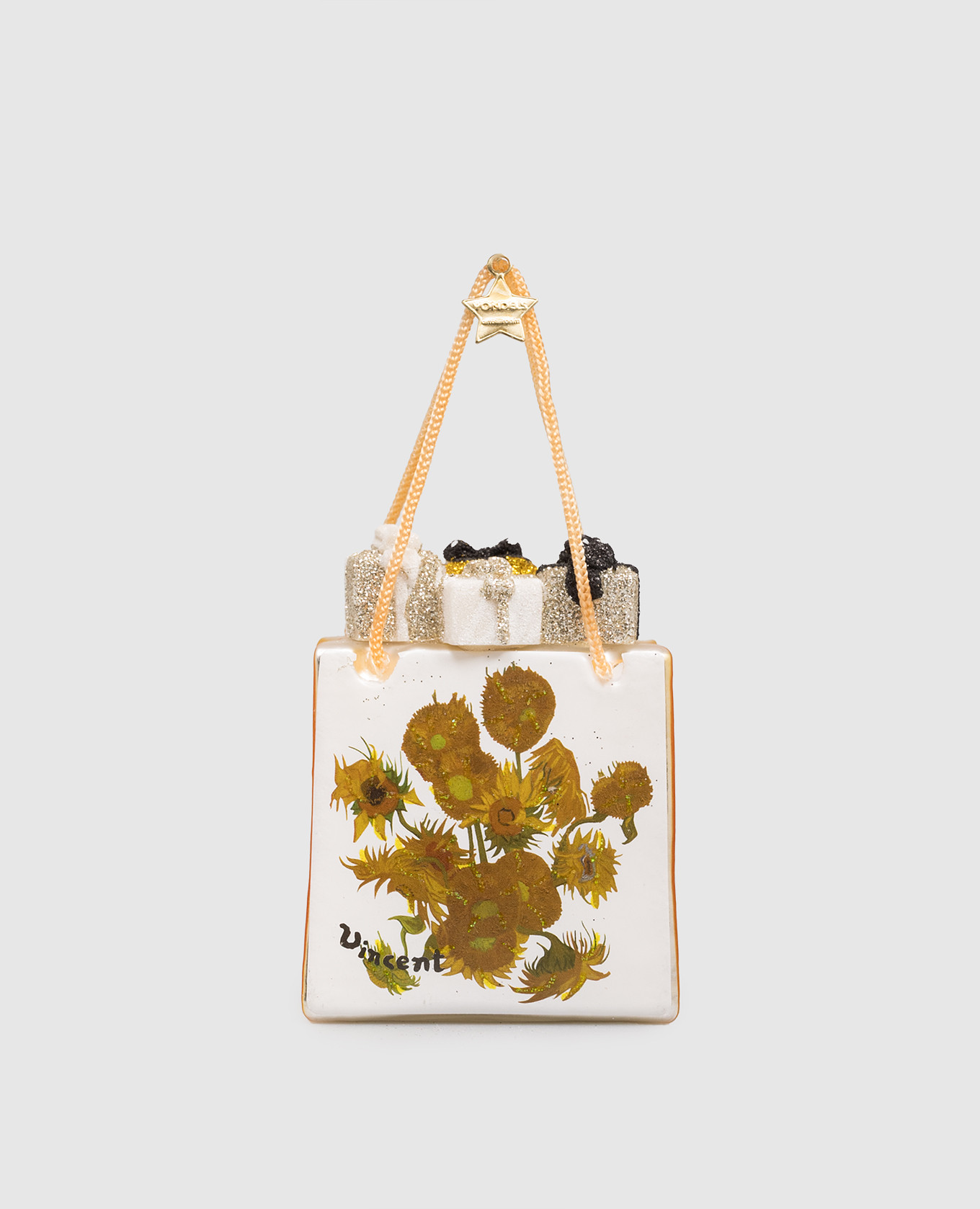 

Christmas tree toy Van Gogh Sunflowergift Bag Vondels, White