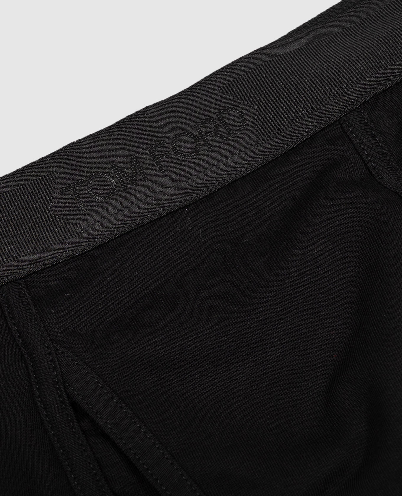 Black briefs with logo pattern Tom Ford 3