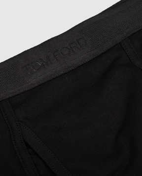 Tom Ford Black briefs with logo pattern T4LC33040