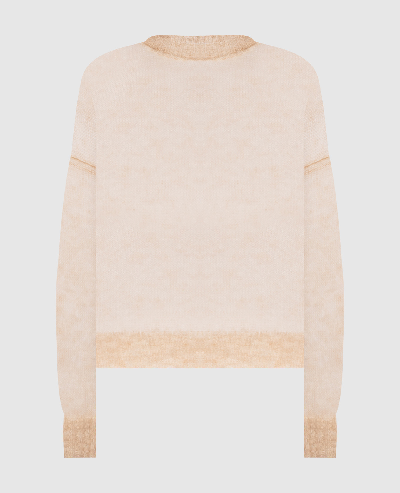 Beige sweater with wool