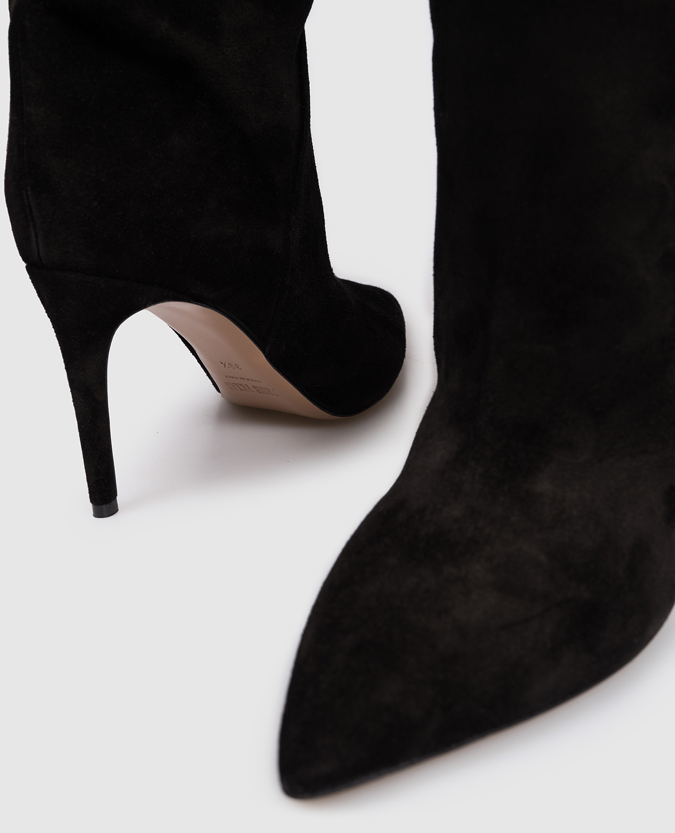 Black suede boots GAIA Paris Texas 5