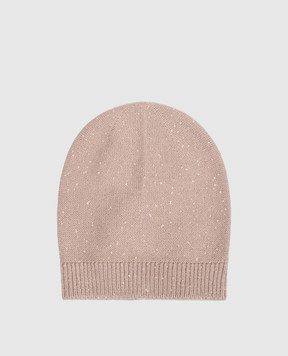 Fabiana Filippi Beige wool, silk and cashmere hat SAD216A882D296