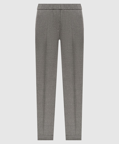 Gray wool pants